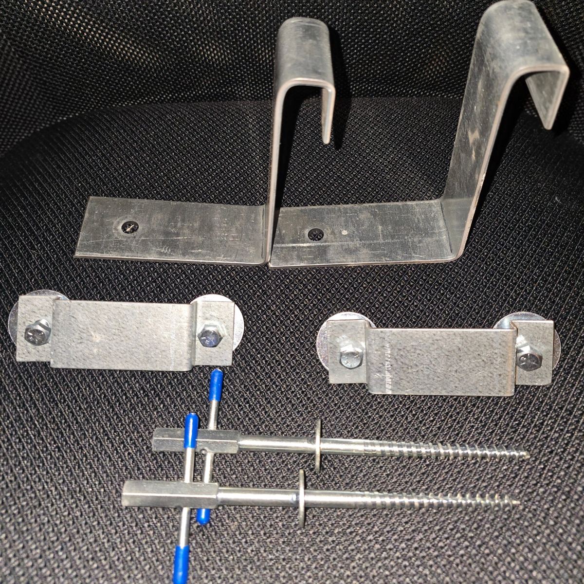 S2B 6 inch galvanized Shack Anchors with ice screws